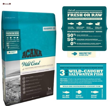 (nguyên seal 2kg) ACANA Chó thức ăn cao cấp từ Canada