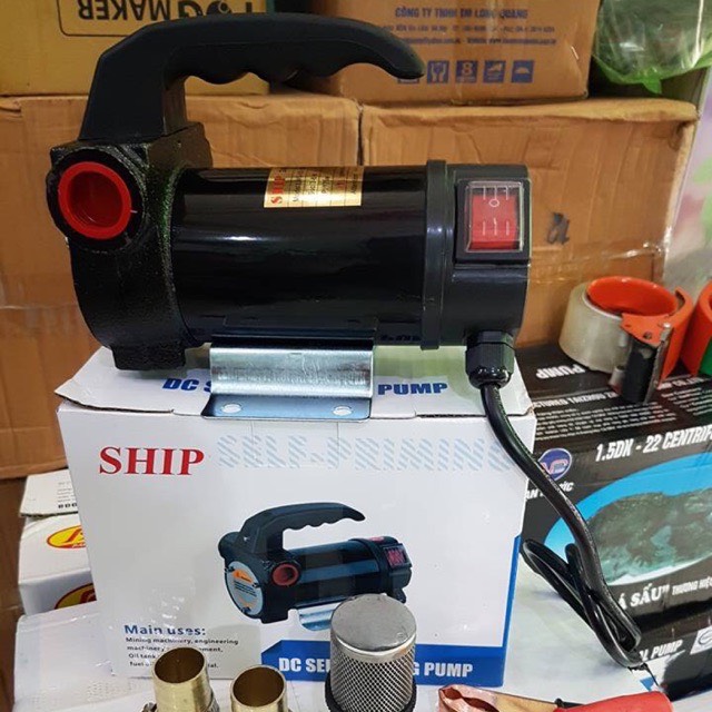 Máy bơm dầu xăng nhớt 12V, 24V, 220V  175w