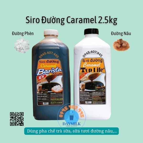 Siro Đường Nâu chai 2,5kg - Brown Sugar Syrup 2,5kg