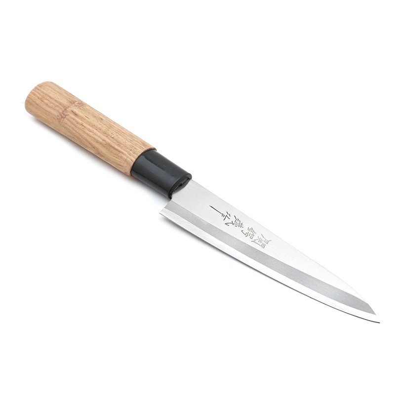 Dao làm cá Mitsuboshi 140mm - Nhật Bản (Nâu nhạt)