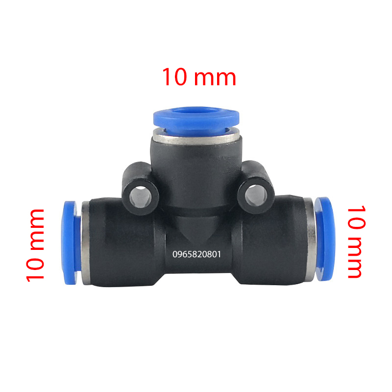 [ 2 cái ] Chia T ống 10mm
