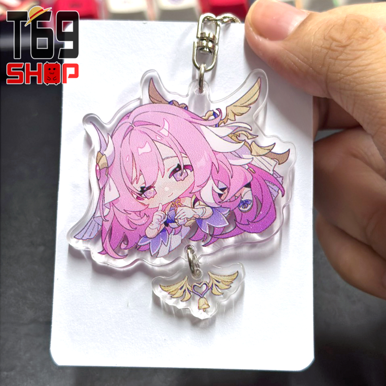 Móc khóa mica Elysia - game Honkai Impact 3 [T69 Shop]