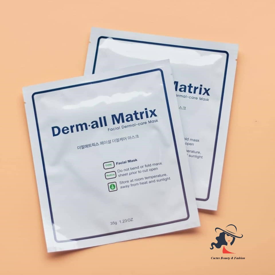 Mặt Nạ Thạch Derm All Matrix mẫu mới lẻ 1 miếng