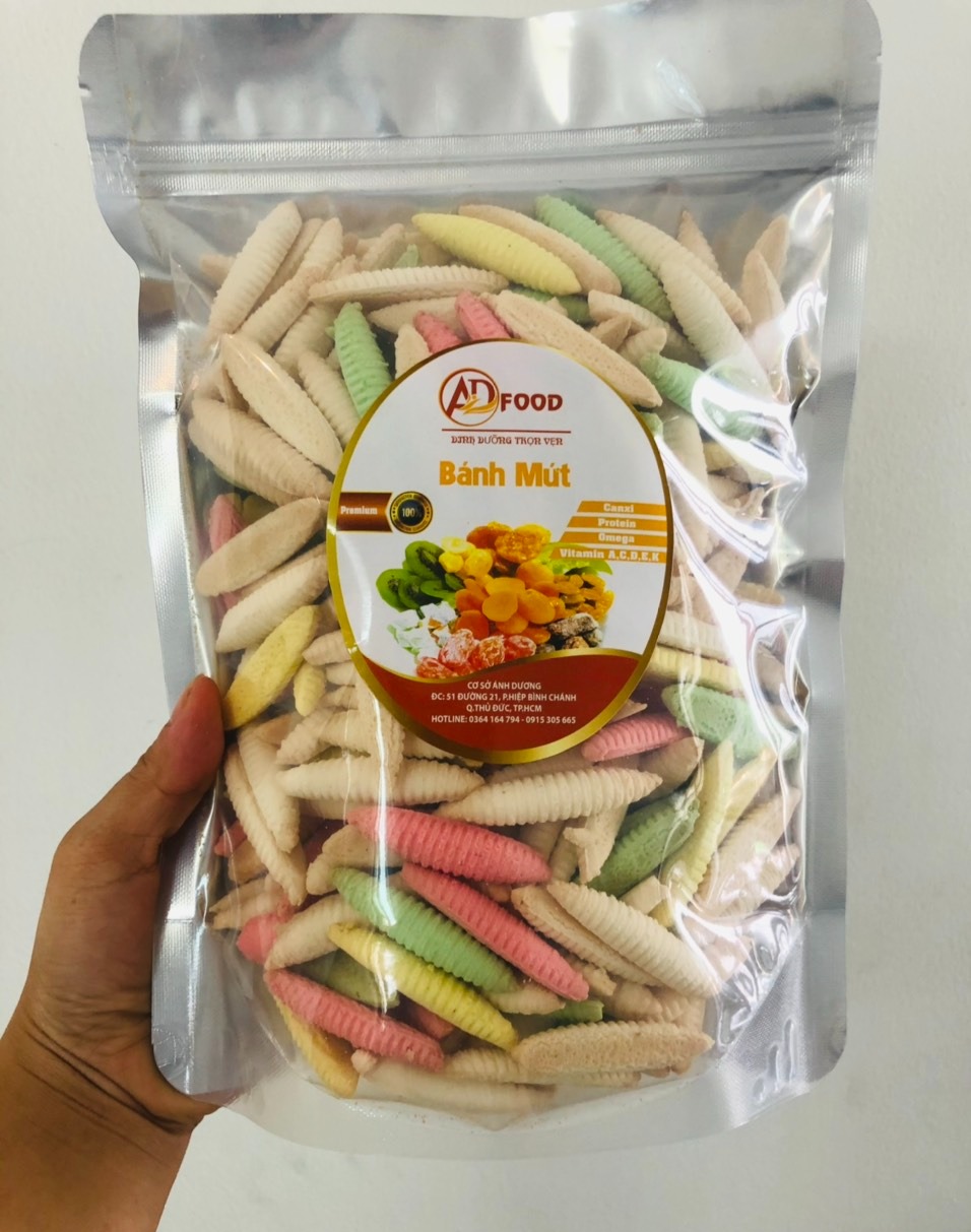 500g bánh đuông dừa mix đủ vị