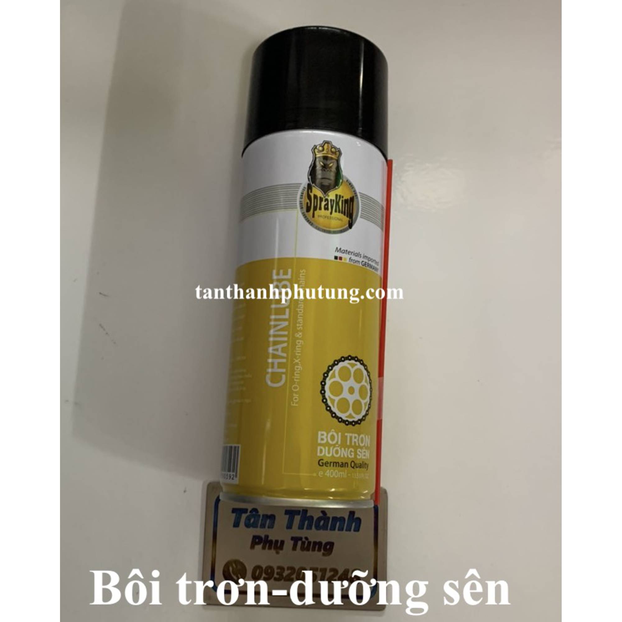 Chai xịt bôi trơn dưỡng sên sprayking 400ml