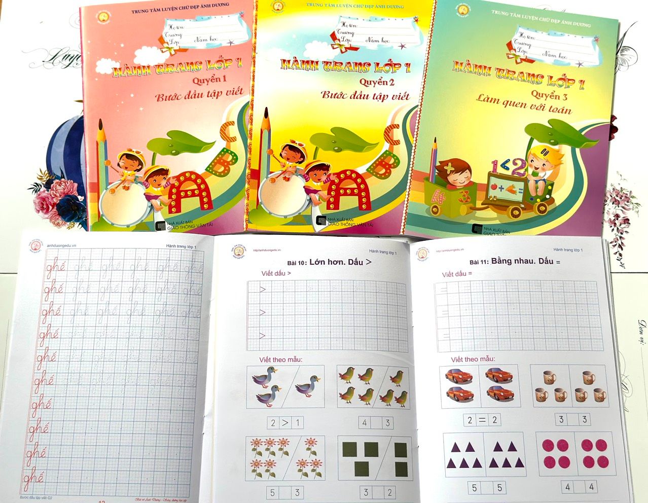[HCM]Bộ vở bước đầu tập viết