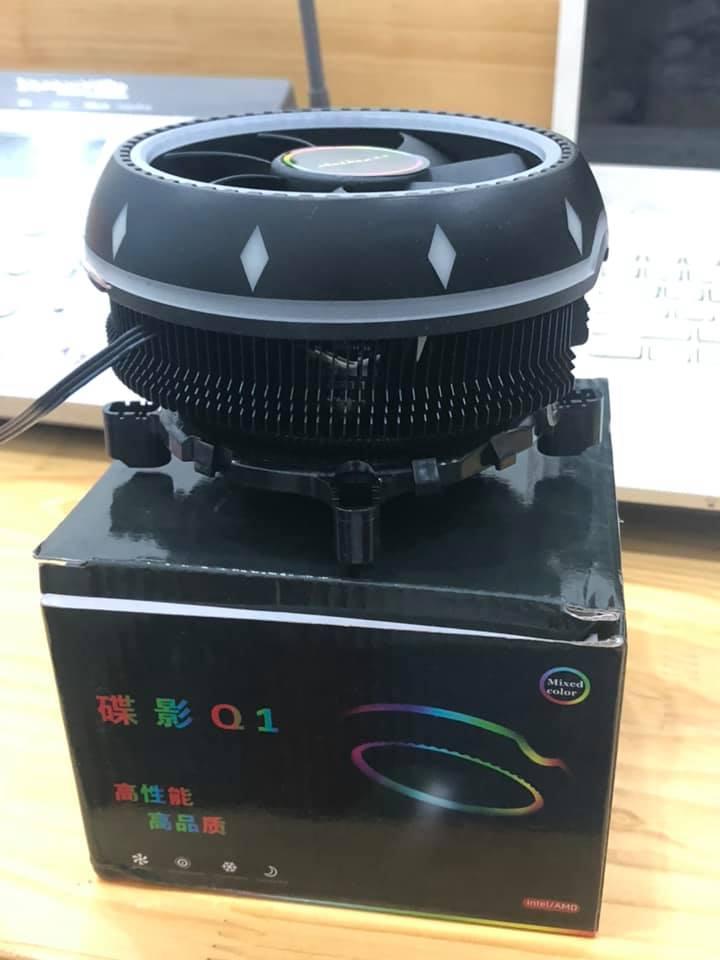 Quạt tản nhiệt CPU Q1 Led RGB (Có video)