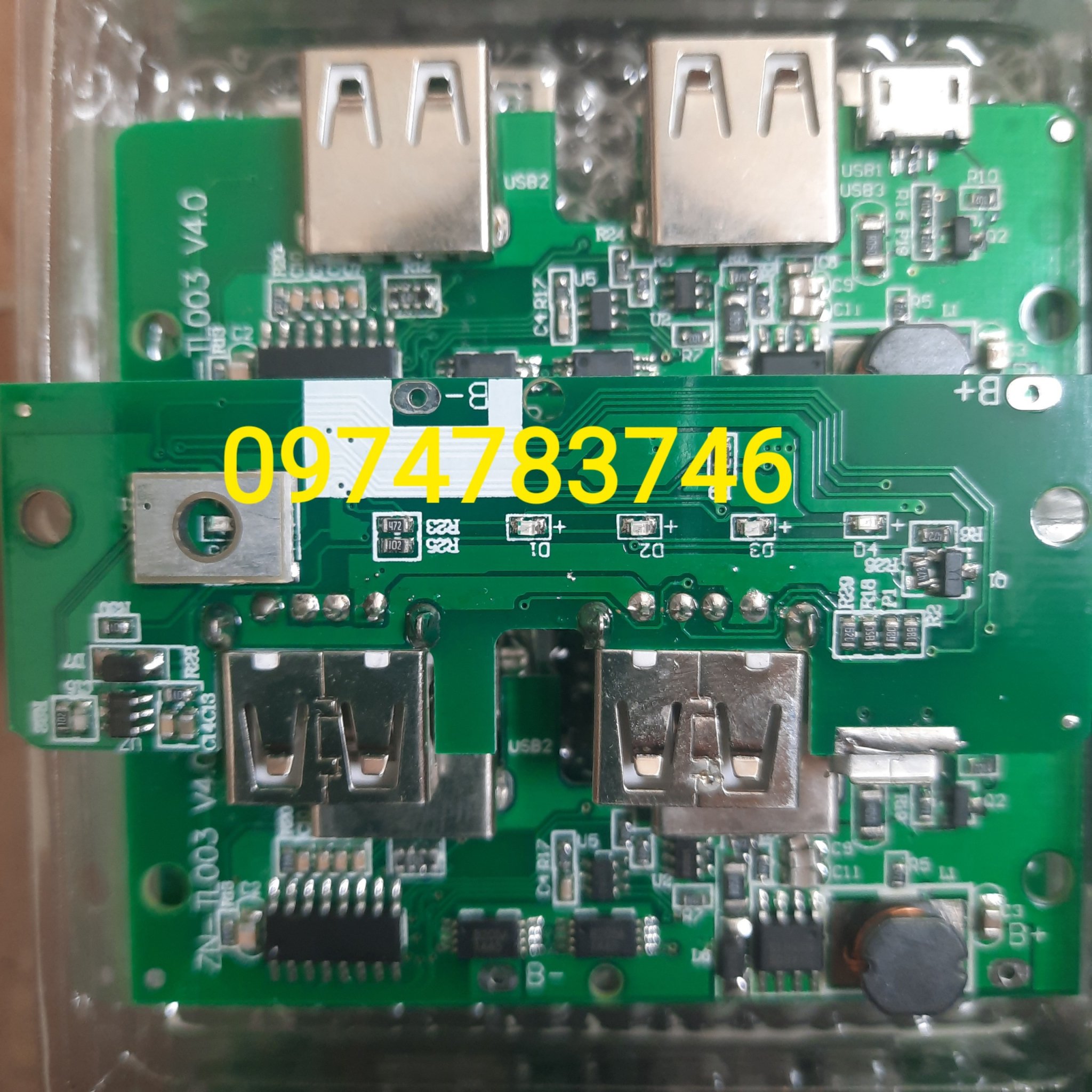 mạch sạc dự phòng 5v/2A mới tồn kho 99%(công tắc nguồn cảm ứng)