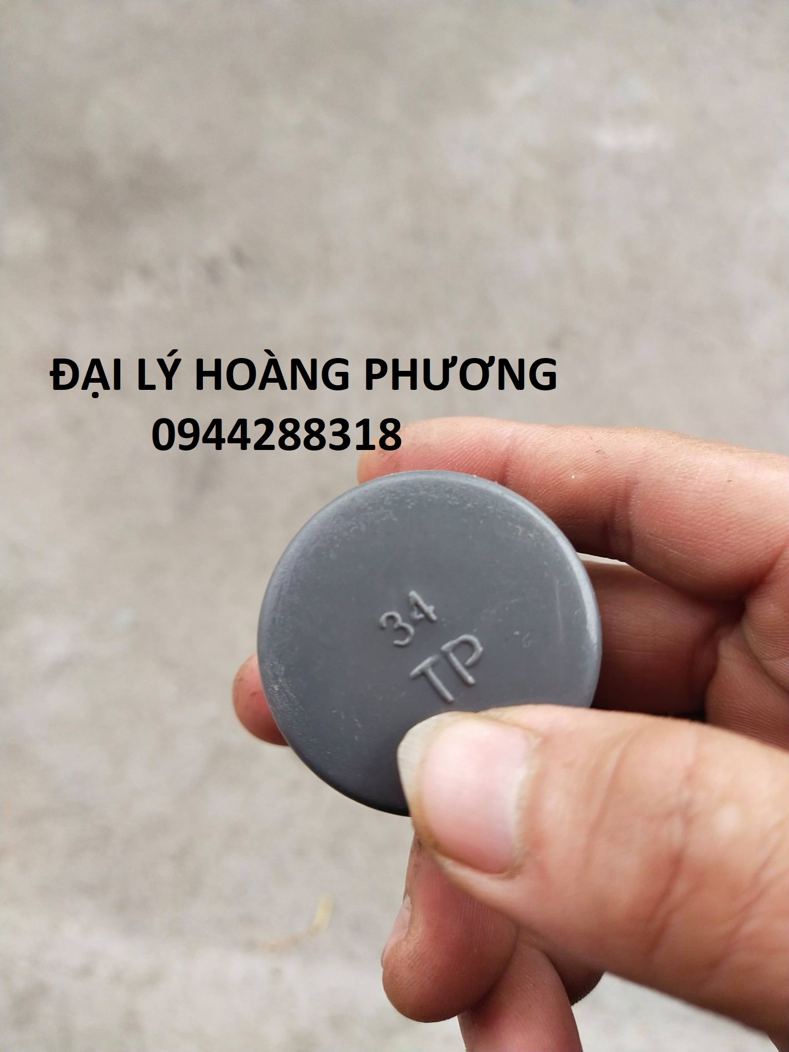 Bịt , Đầu bịt , nắp bịt ,100 Bịt trơn 34 ống nhựa pvc , bịt trơn 34