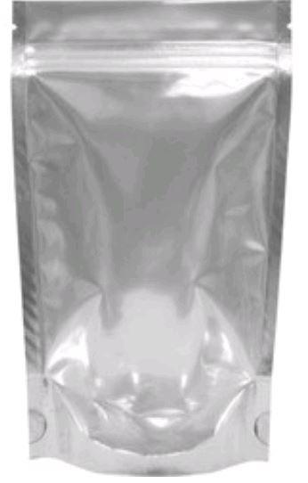 1kg túi zip bạc kích thước 15x22 (đựng được 100-250g khô gà)