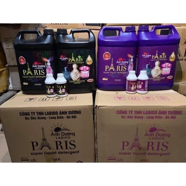 Nước giặt Paris Hương Hoa Pháp 5000 ML Cao Cấp