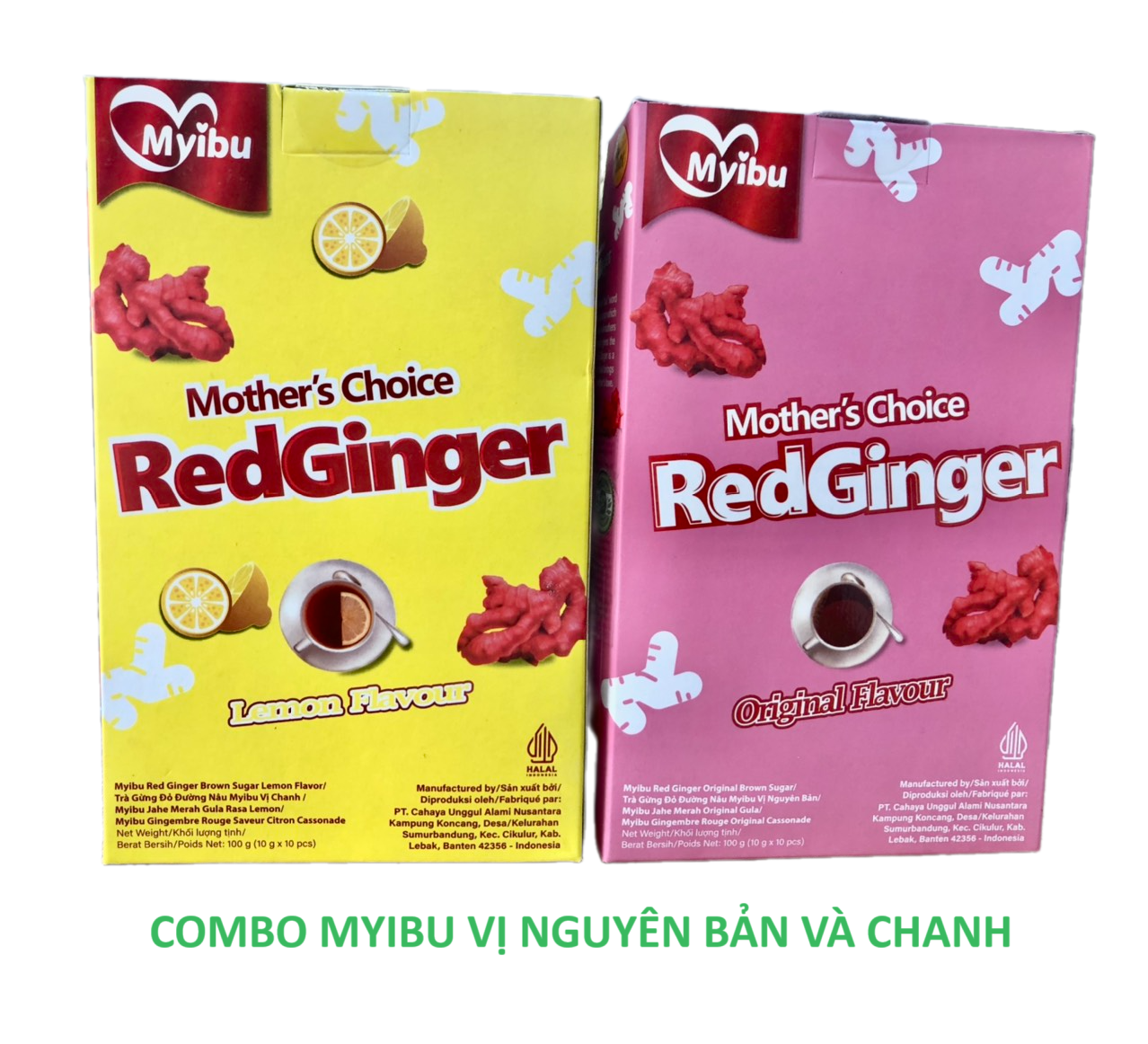 COMBO TRÀ GỪNG ĐỎ MYIBU NHẬP KHẨU INDONESIA