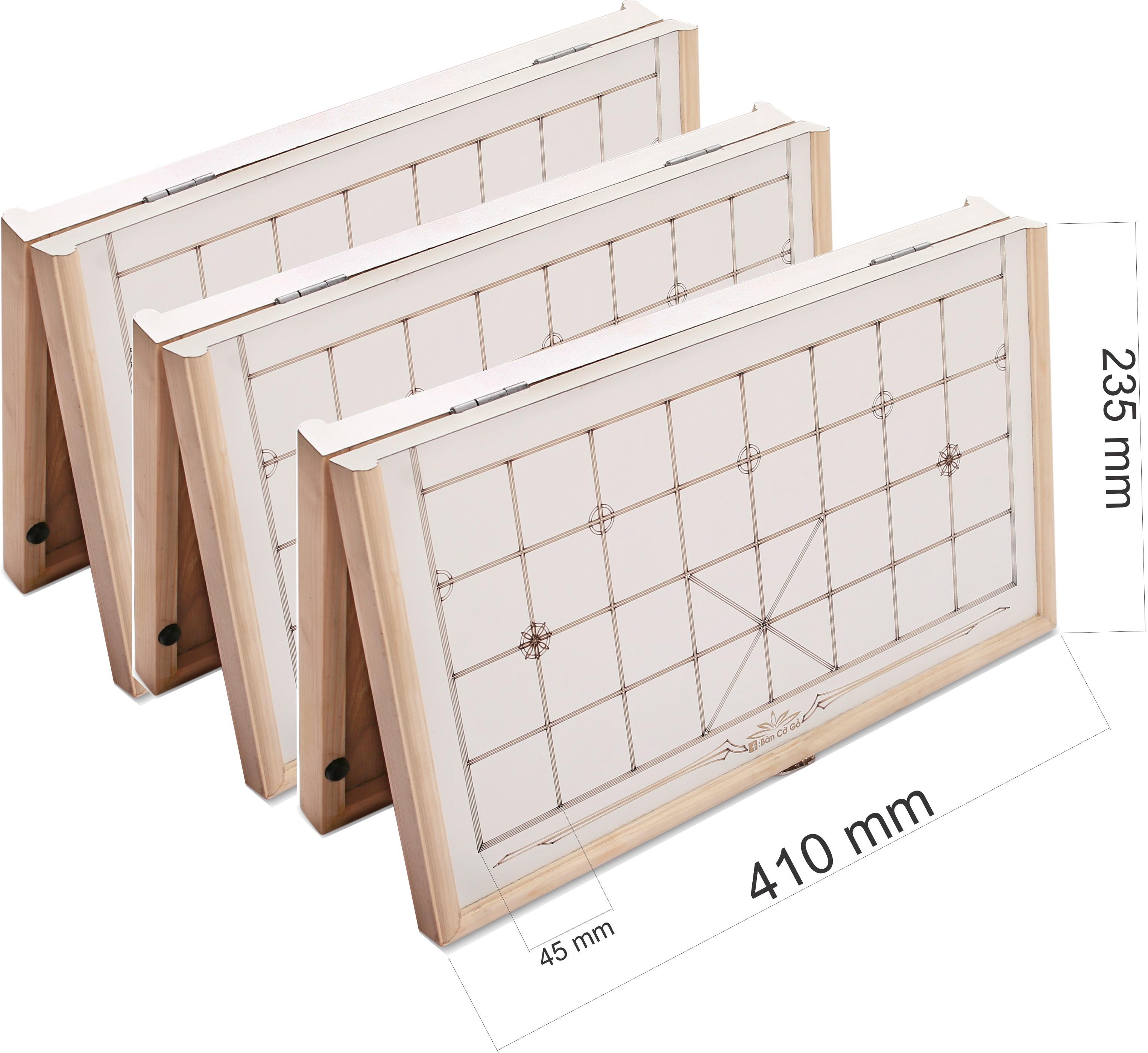 Bộ 3 bàn cờ gỗ loại gấp