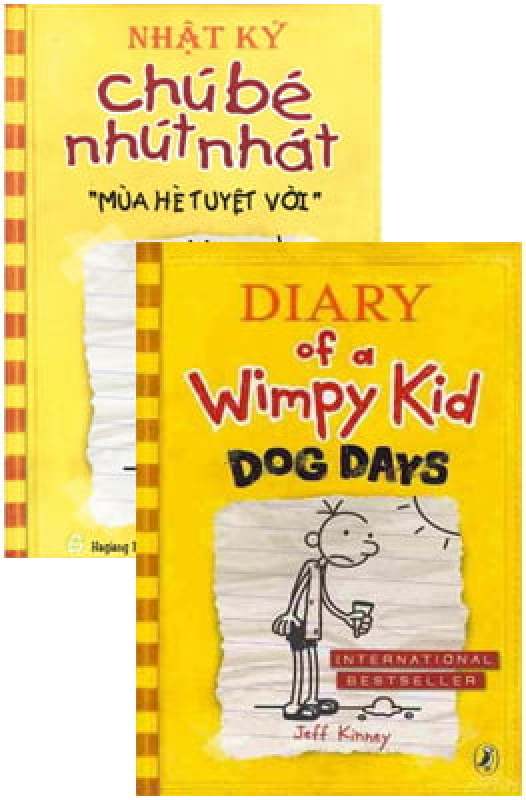 Fahasa - Combo Sách Hay Song Ngữ Diary Of A Wimpy Kid 4 - Mùa Hè Tuyệt Vời