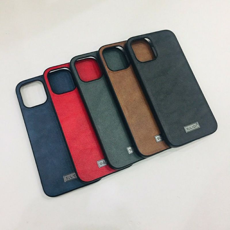 Ốp lưng sulada da cho iphone 13 pro max/13 pro/13/13 mini/12 mini/ 12/ 12 pro/ 12 pro max .