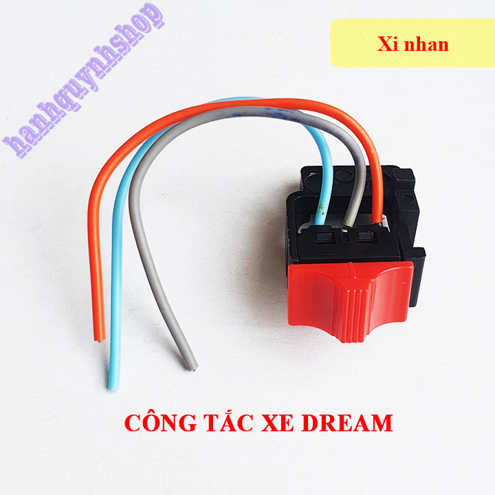 Bộ nút công tắc xe Dream loại đẹp có dây chờ