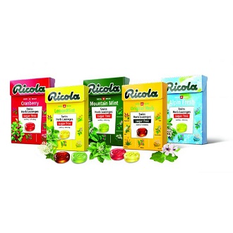 Kẹo Thảo Mộc (đủ vị) Alpin Fresh Ricola 40g