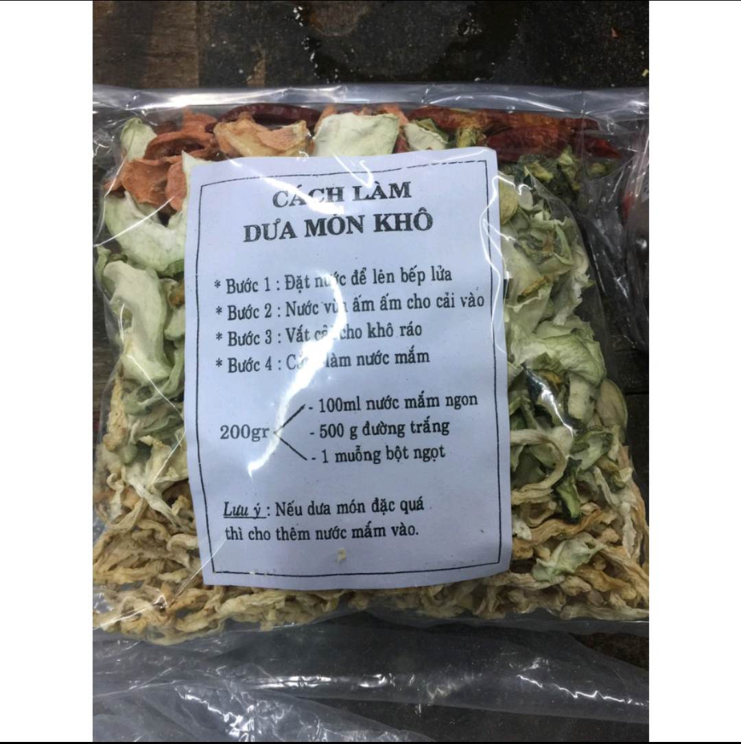 Dưa Món Sấy Khô Set Dùng Thử 50G