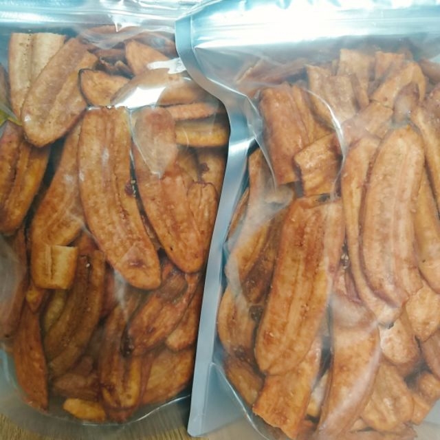 1kg chuối sấy mè gừng