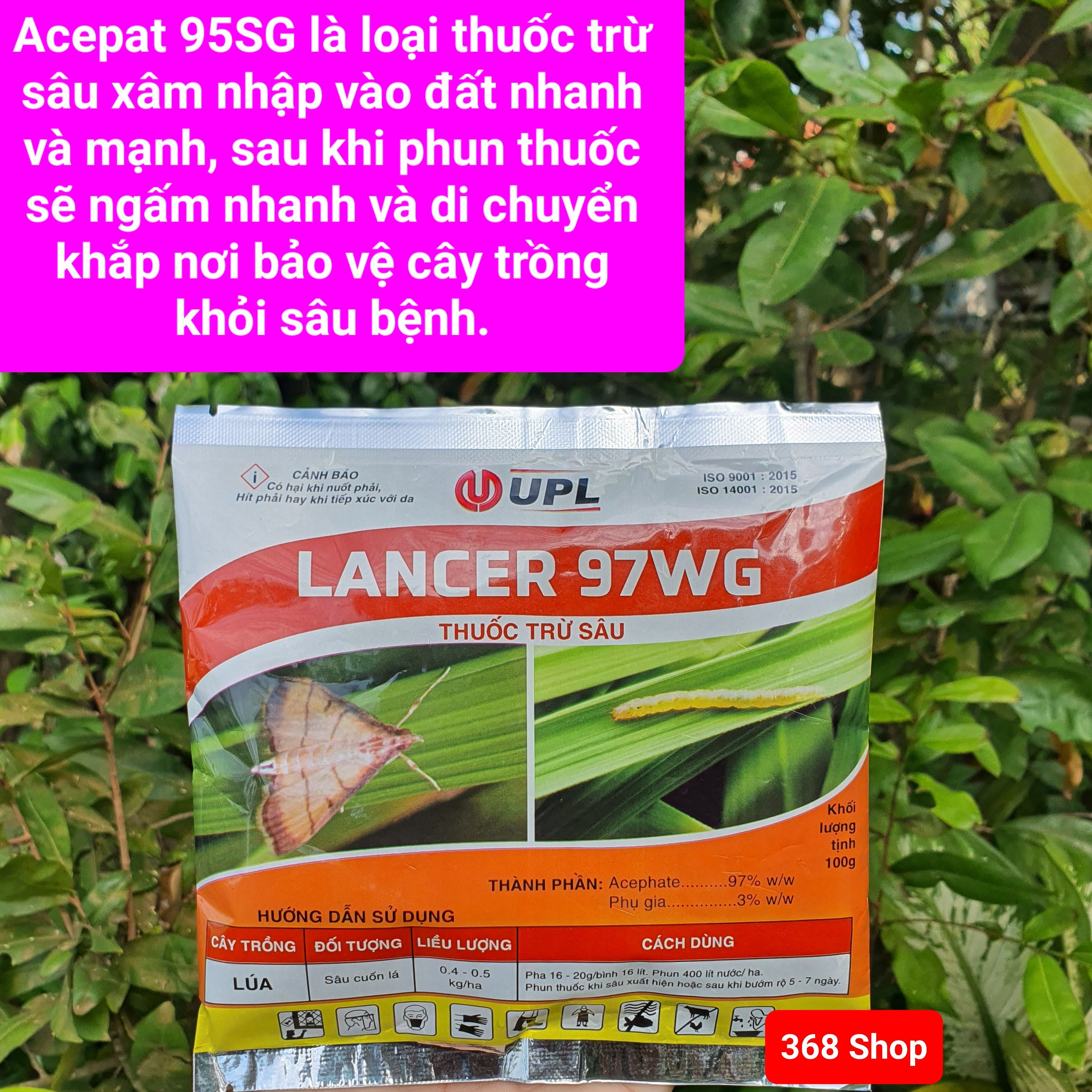 Lancer 97wg – thuốc trừ sâu cuốn lá lúa gói 100gr