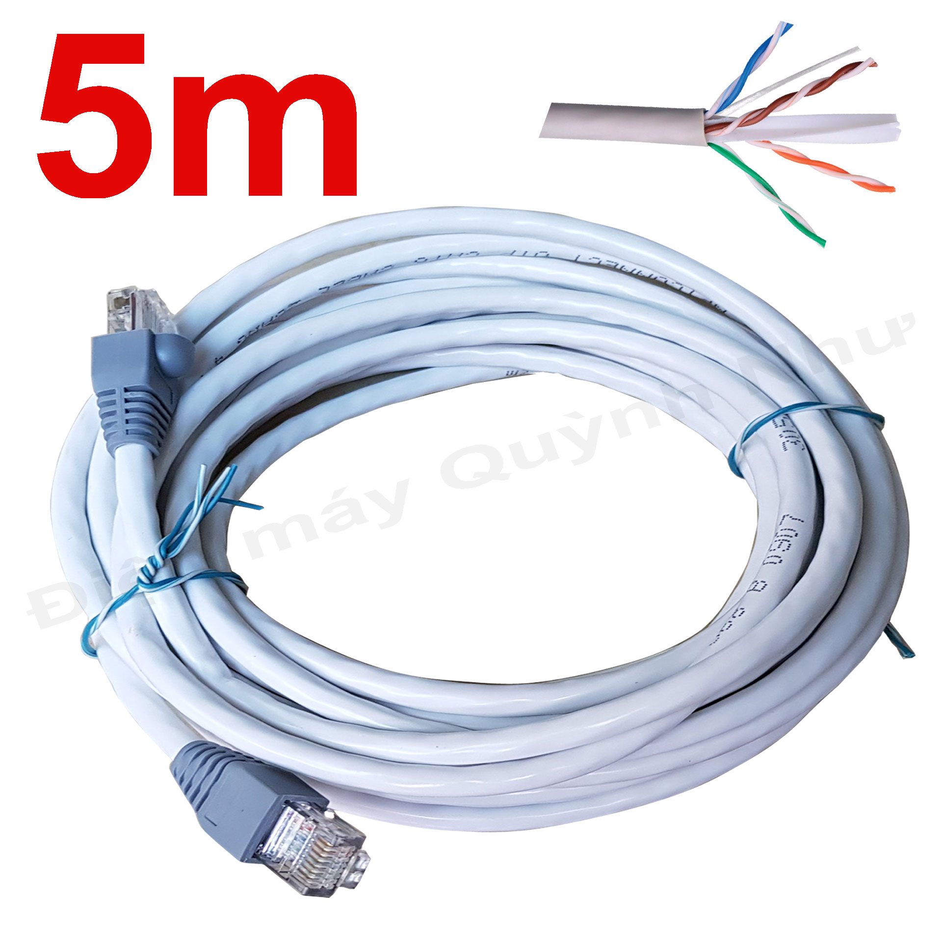 5m Dây mạng (cáp lan) CAT6 bấm sẵn 2 đầu