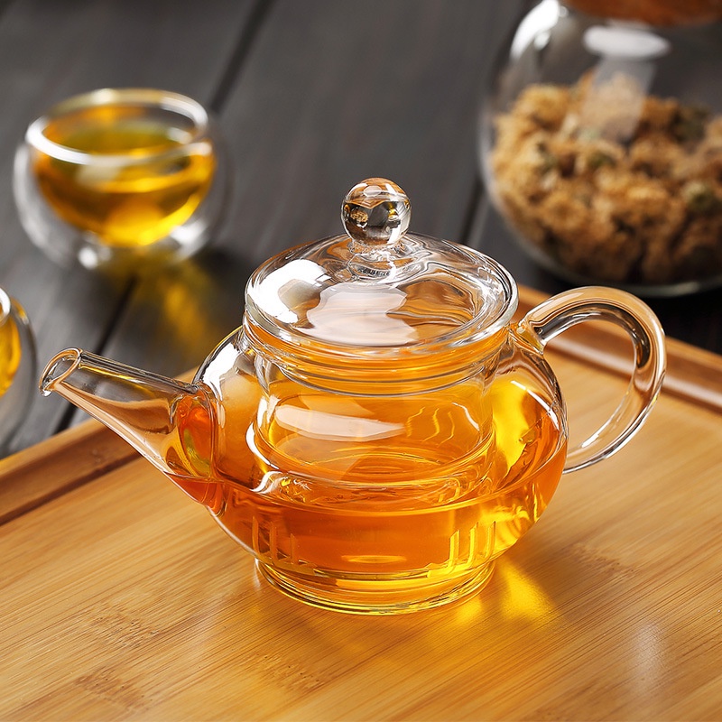 Ấm Thủy Tinh Pha Trà có lõi lọc 250 ml