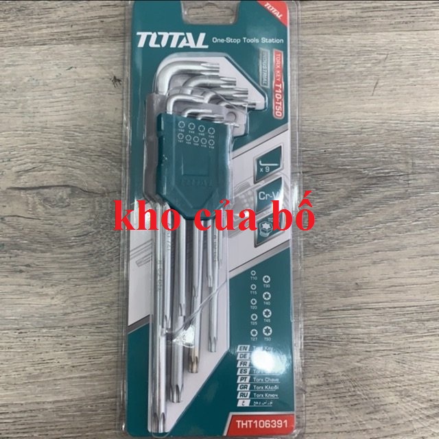 Bộ khóa lục giác Total THT106391