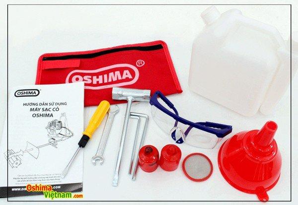 [HCM][Trả góp 0%] Máy xạc cỏ oshima 1e44f