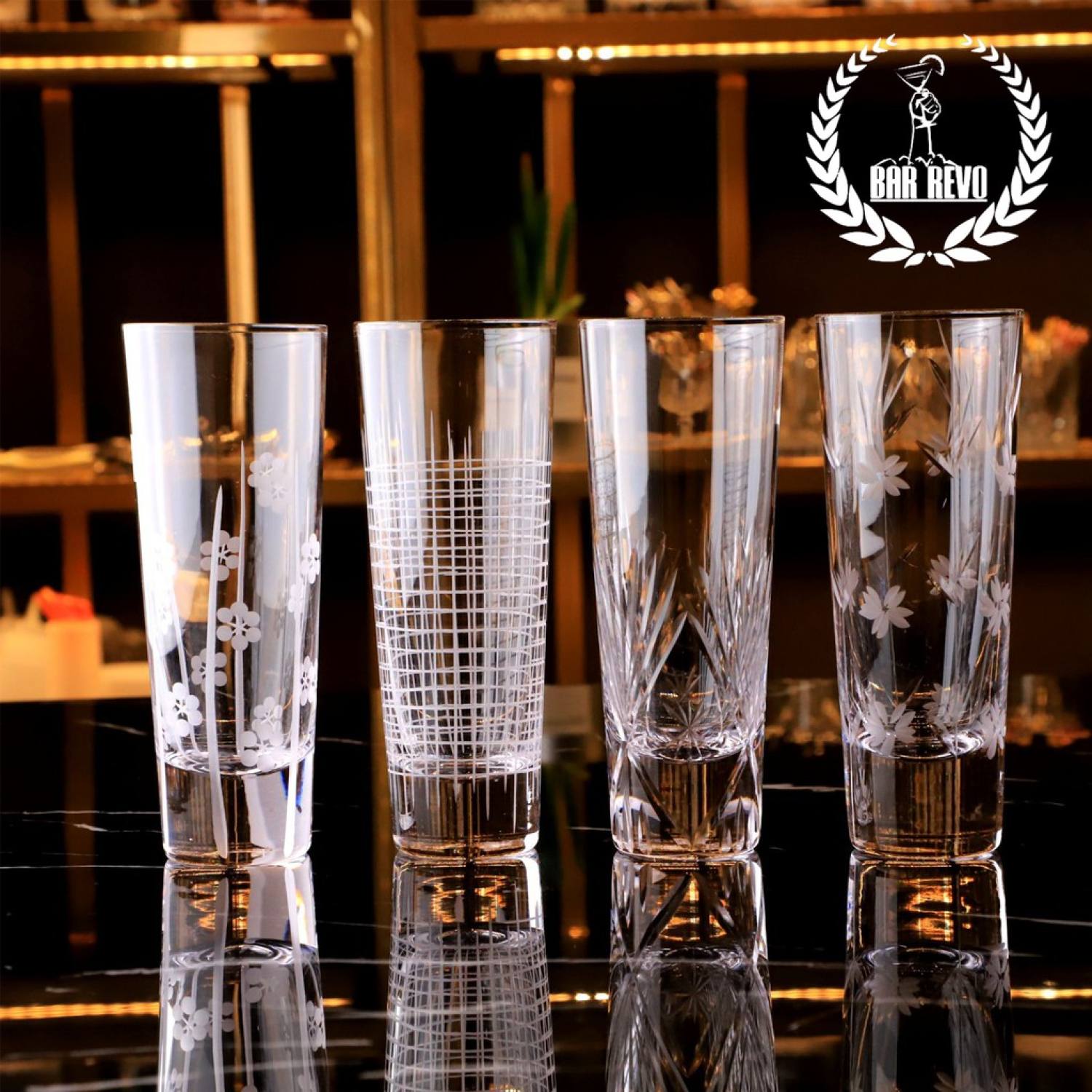 Highball Tumbler Crystal Glass - Ly Pha Lê