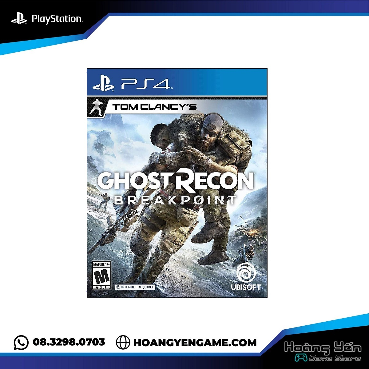 [HCM]Đĩa game Tom Clancy's Ghost Recon Breakpoint PS4