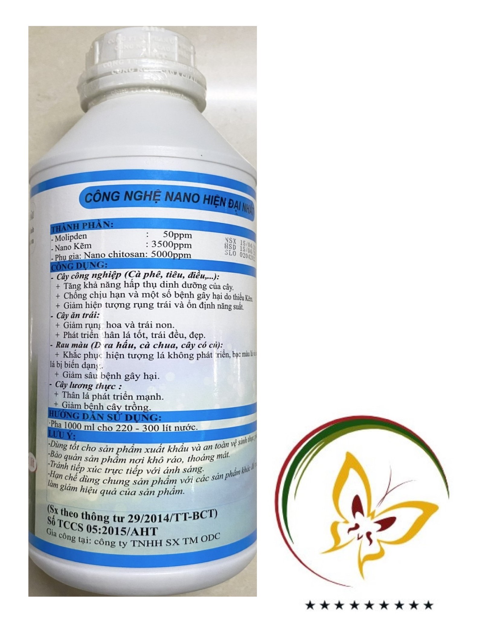 Phân Bón Nano Kẽm AHT - #357A# 1 lít