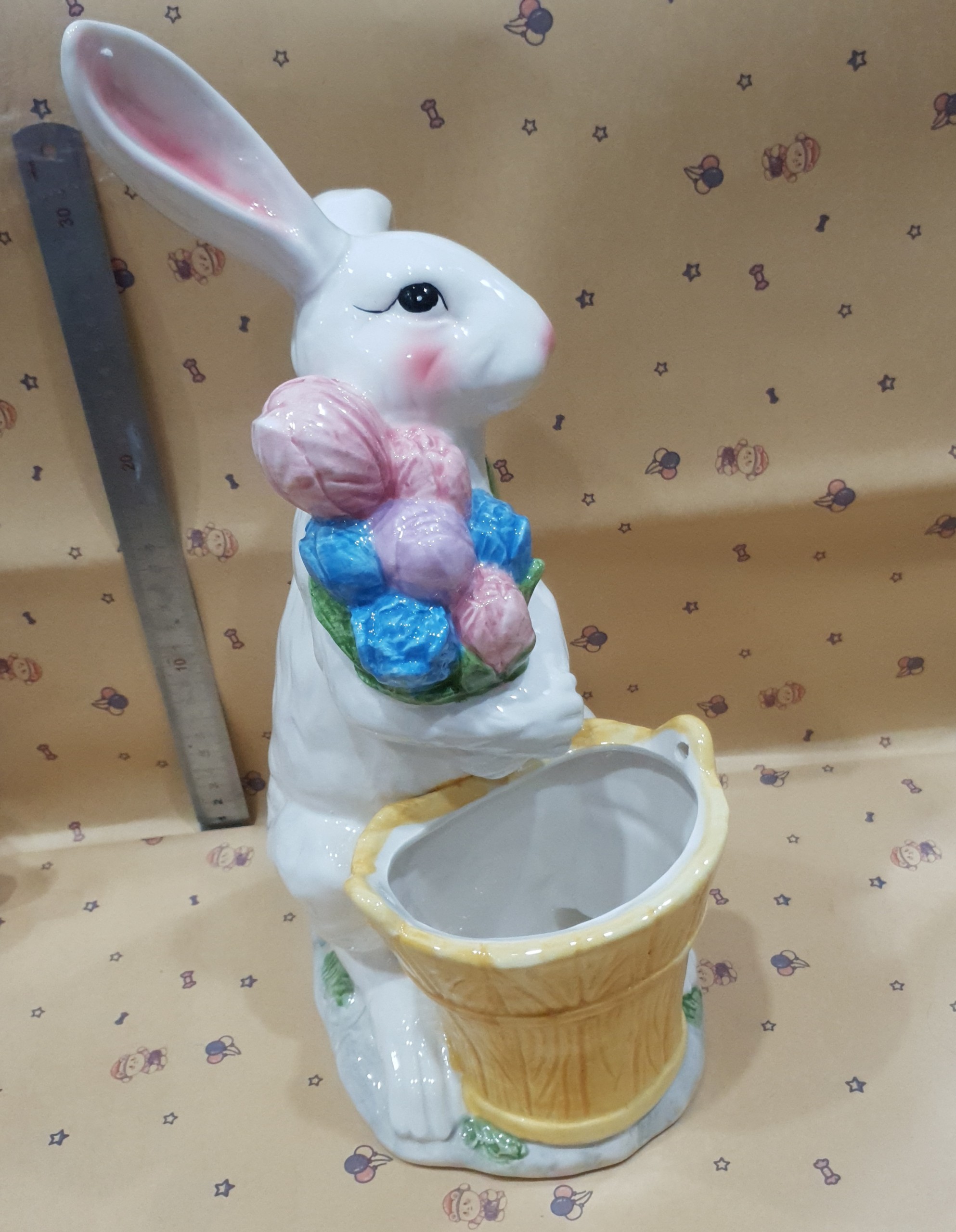 Chú Thỏ Home Decor - Peter Rabbit Porcelain Figurine for flower