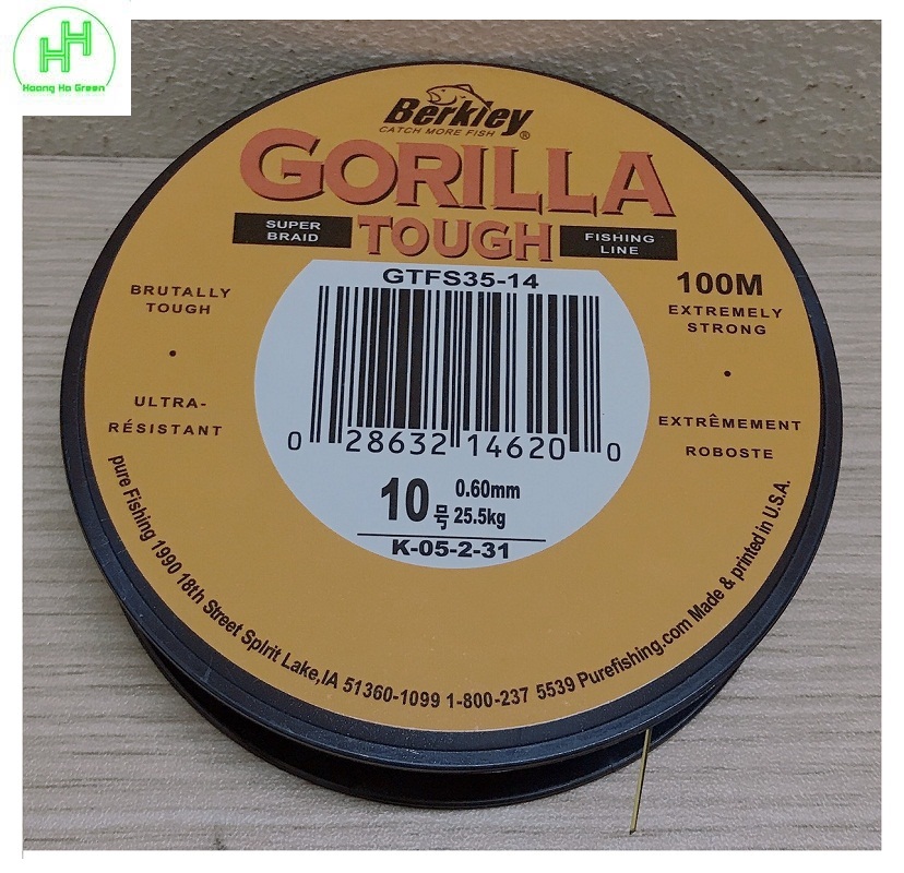 Dây Câu, Cước Câu Cá GORILLA 0.60mm (100m)