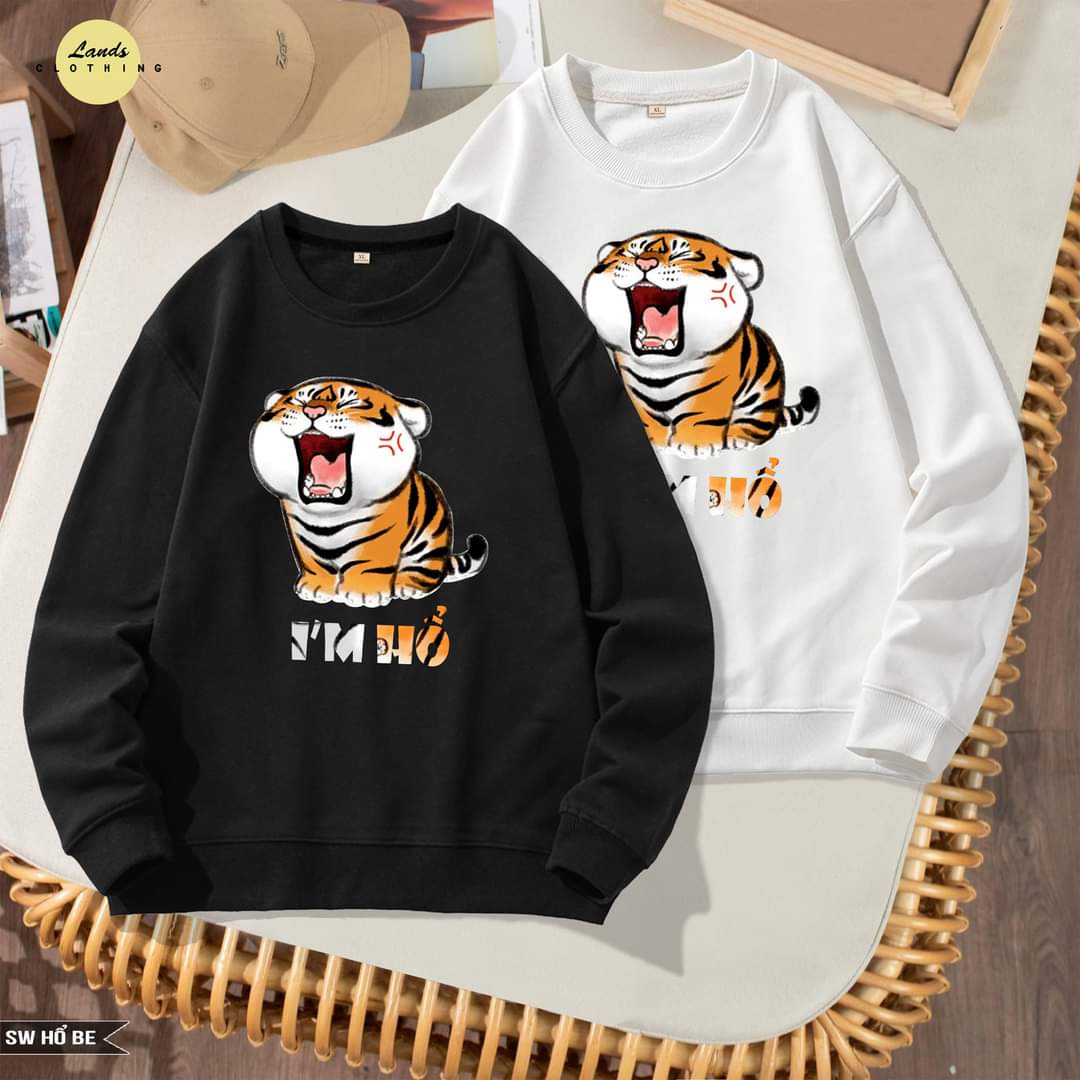 [FREESHIP] ÁO SWEATER ĐÔI IN HÌNH CUTE