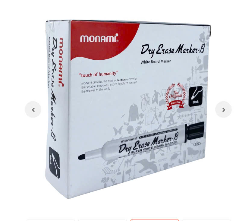Bút lông bảng Monami Korea Monami Dry E.M B