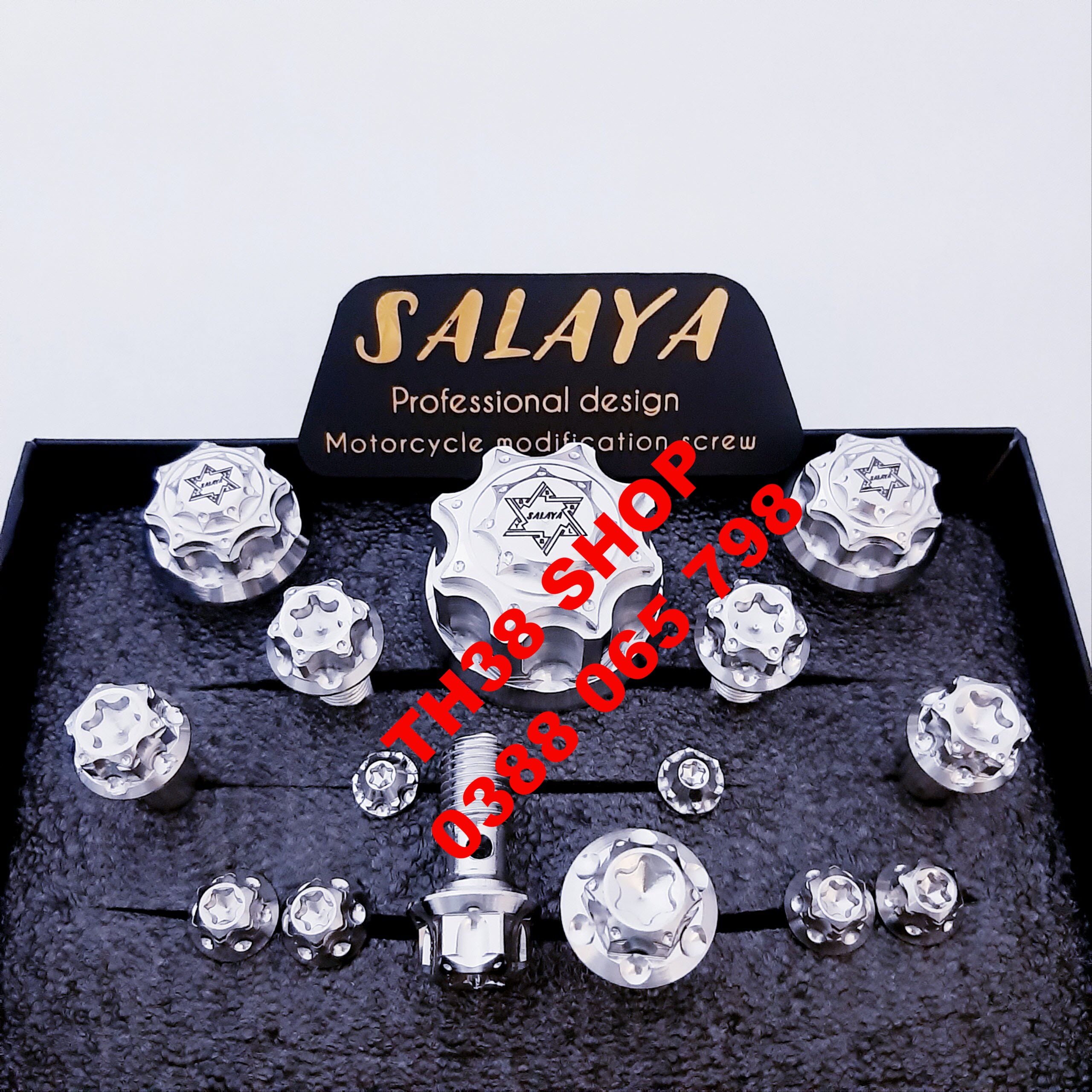 full ốc dàn đầu satria salaya [bộ 15 con]
