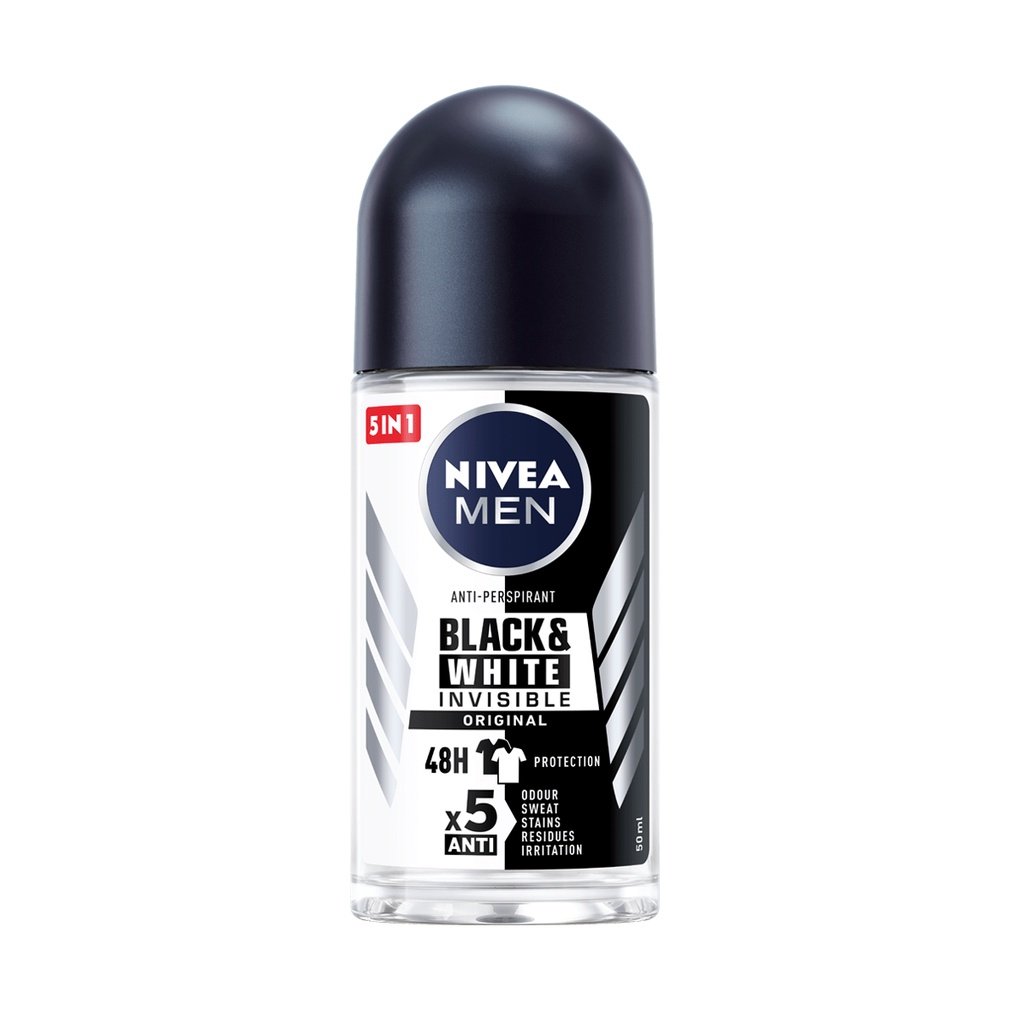 LĂN KHỬ MÙI NIVEA MEN WHITENING - THÁI LAN 50ML