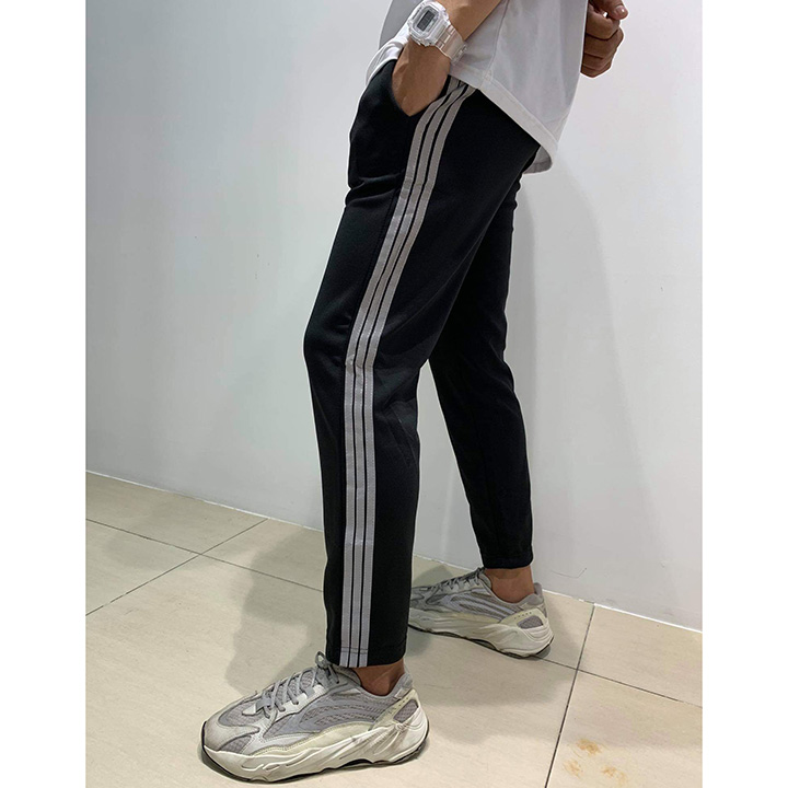 Quần 3 sọc thời trang Unisex vải nỉ