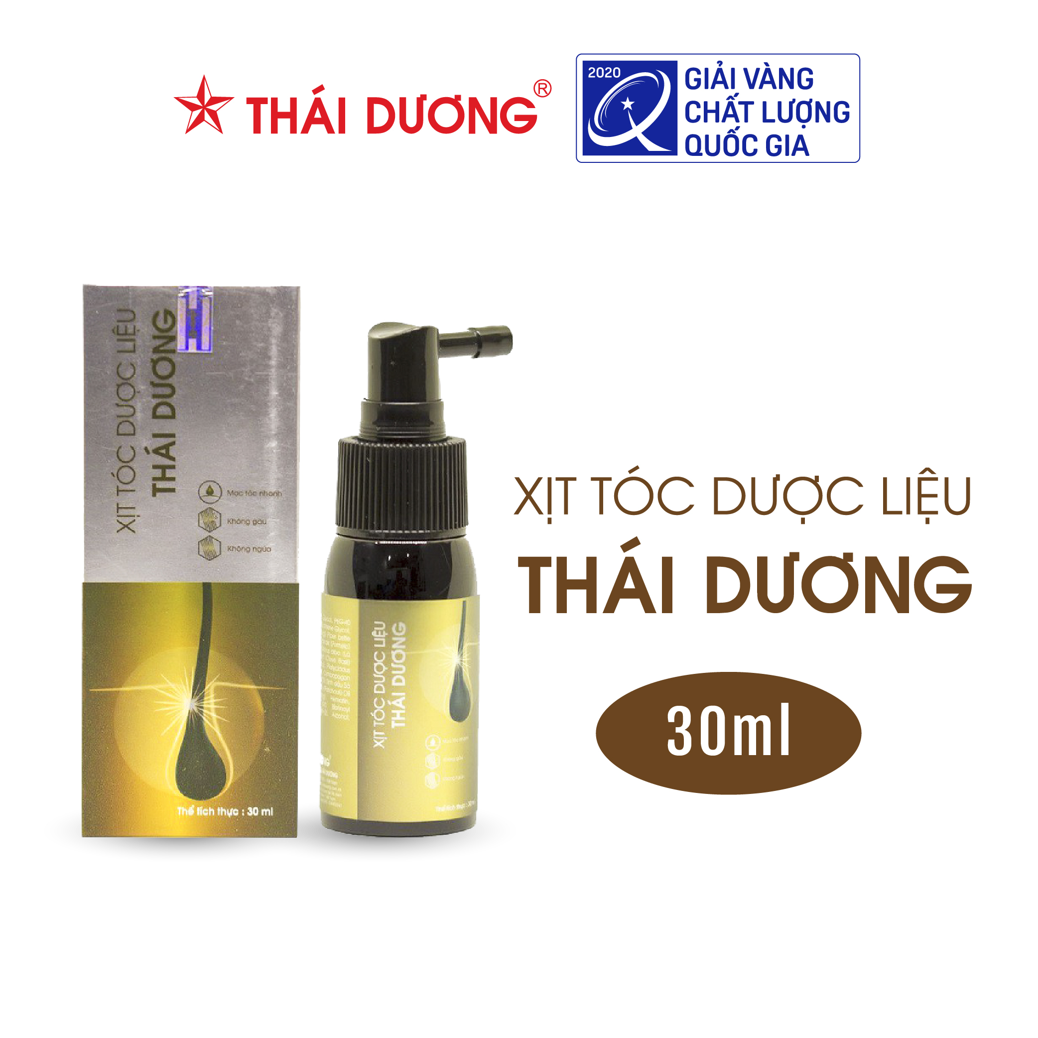 [HCM] Xịt mọc tóc Thái dương lọ 30ml