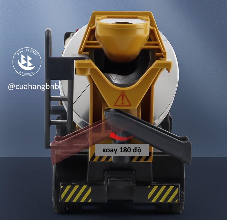 [BNB's Corner] Mô hình xe trộn bê tông/xe máy xúc hãng TY Models