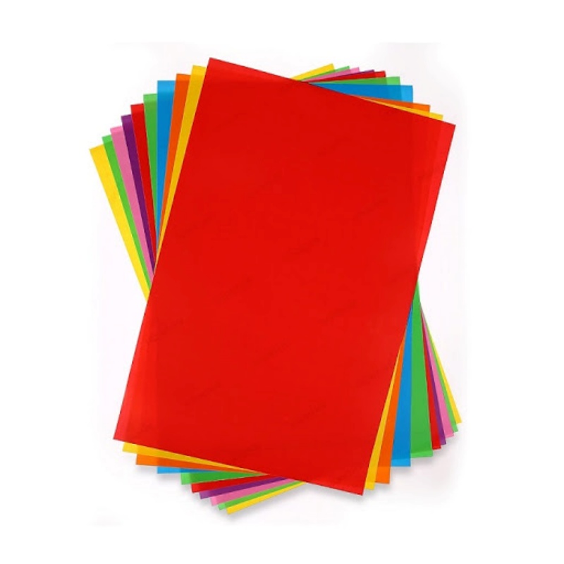 Giấy thủ công 7 màu Hồng Hà (Tập 10 tờ kích thước 195x295mm)