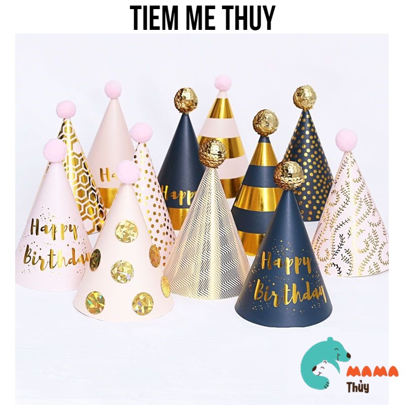 Tiệm mẹ Thủy - Nón (mũ) sinh nhật trẻ em
