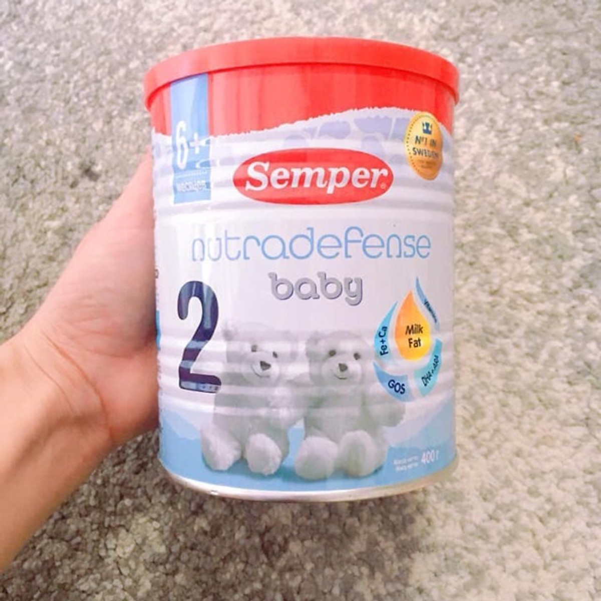 Sữa Bột Semper Số 2 400g Nga - Tăng Cân Cho Bé Từ 6 Tháng