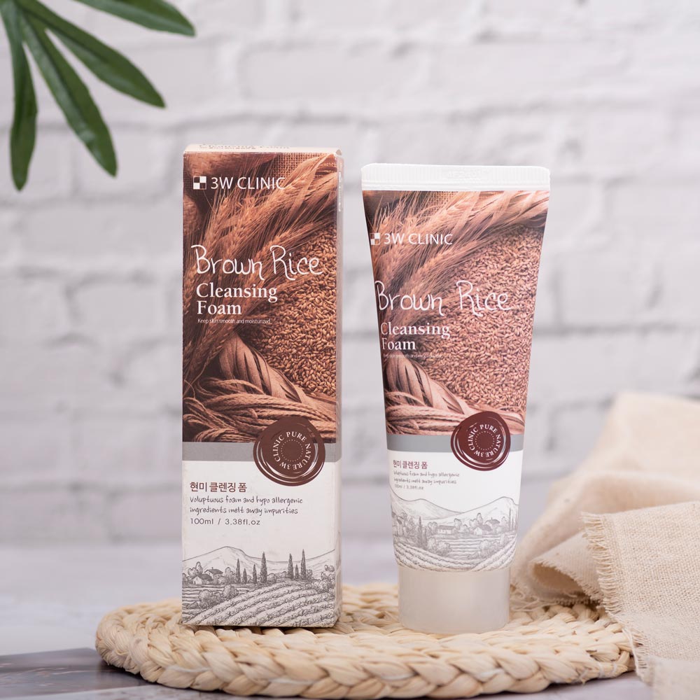 Sữa rửa mặt 3W Clinic cám gạo 100ml