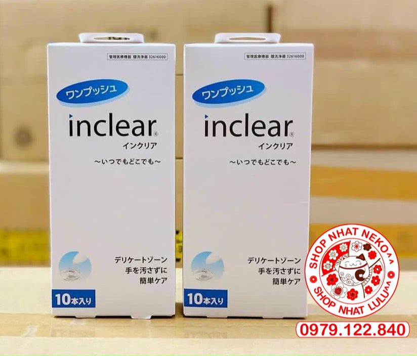 Đũa thần Inclear Nhật Bản dung dịch vệ sinh phụ nữ Nhật bản 10 chiếc