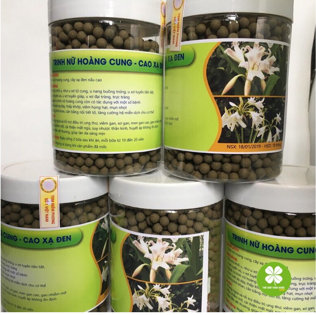 Trinh nữ hoàng cung - cao xạ đen 1 hộp 500gram - LV934