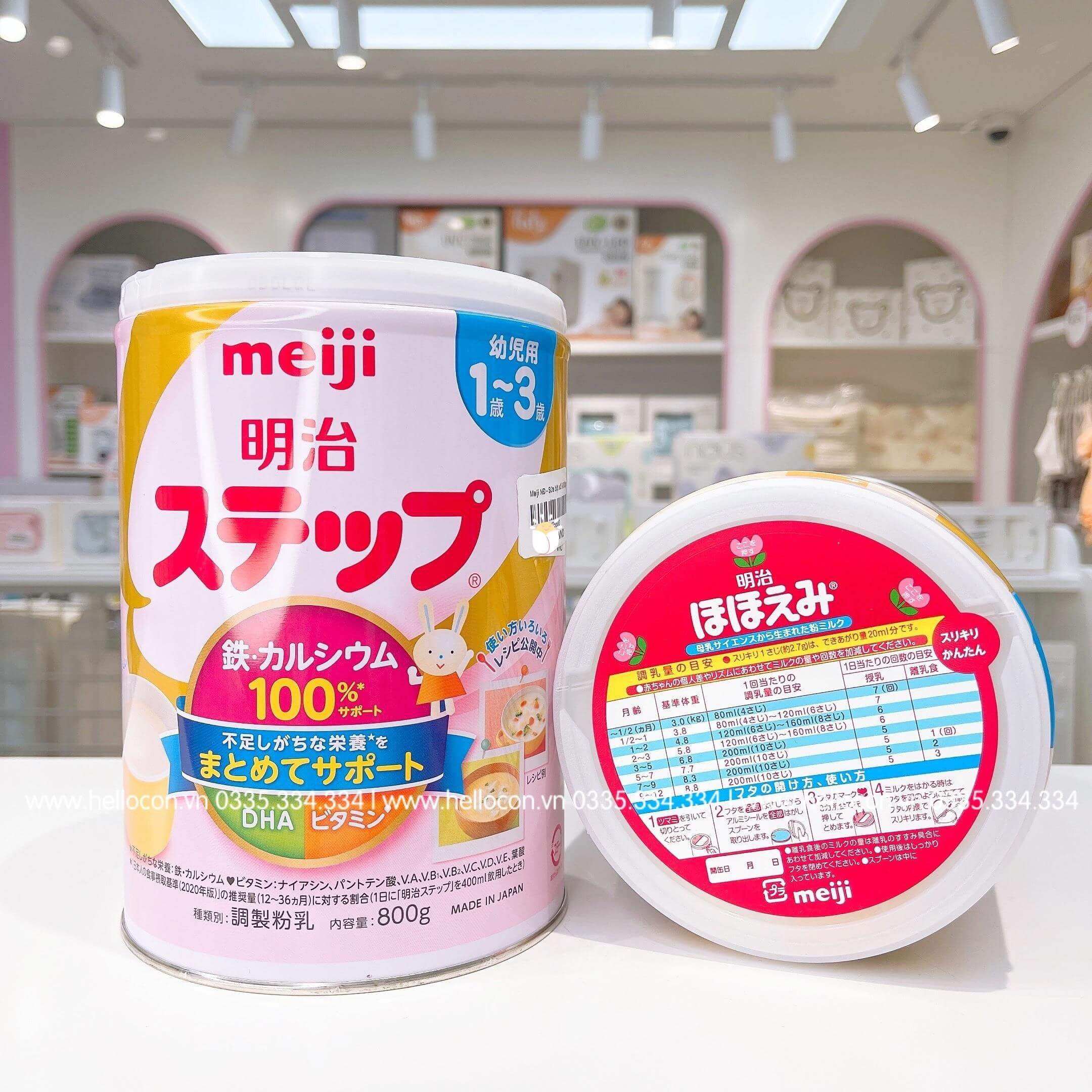 [Date 3.2024] Sữa Meiji số 1 nội địa Nhật Lon 800g