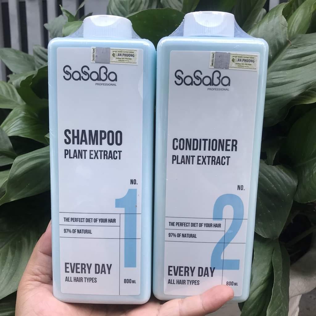 SASABA EVERY DAY NEW 2022 SUPER-Smooth Restorative Shampoo 800ML