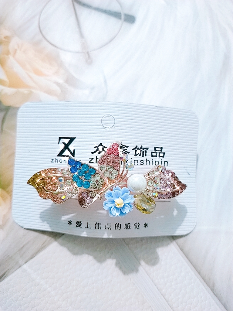 [HCM]KẸP TÓC ĐÍNH ĐÁ LẤP LÁNH 02(KẸP NỬA TÓC)