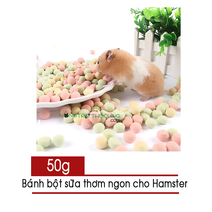 Bánh bột sữa cho Thú Cưng Hamster thơm ngon - 50gr -